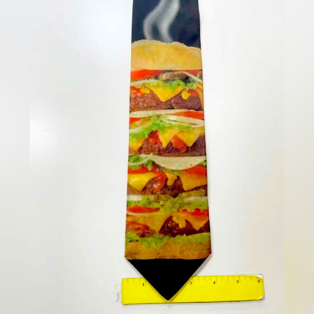 🍔CHEESEBURGER TIE (Vintage)